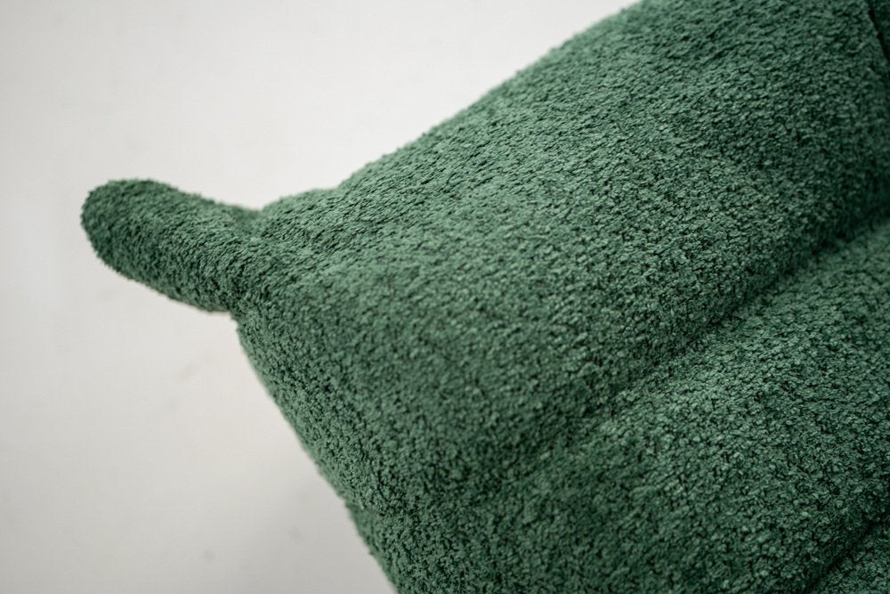 Set_of_Togo_Lounge_Chair_and_Pouf_by_Michel_Ducaroy_for_Ligne_Roset,_Emerald_Boucle_Fabric,_France,_1976