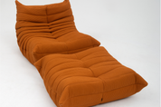 Set_of_Togo_Lounge_Chair_and_Pouf_by_Michel_Ducaroy_for_Ligne_Roset,_Orange_Fabric,_France,_1975