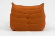 Set_of_Togo_Lounge_Chair_and_Pouf_by_Michel_Ducaroy_for_Ligne_Roset,_Orange_Fabric,_France,_1975