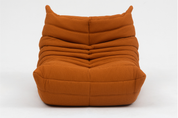 Set_of_Togo_Lounge_Chair_and_Pouf_by_Michel_Ducaroy_for_Ligne_Roset,_Orange_Fabric,_France,_1975