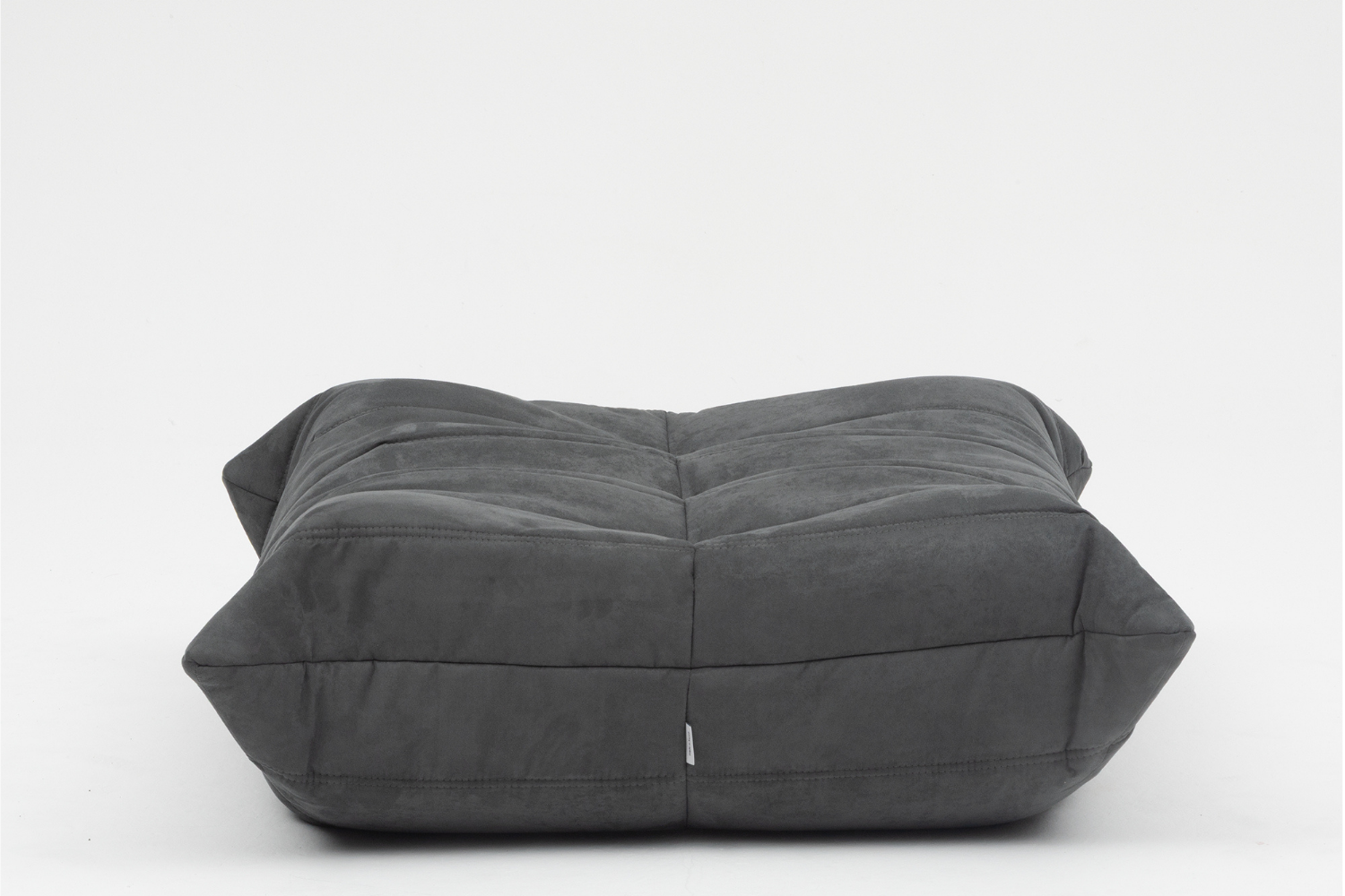 Set_of_Togo_Lounge_Chair_and_Pouf_by_Michel_Ducaroy_for_Ligne_Roset,_Grey_Corduroy,_France,_1978