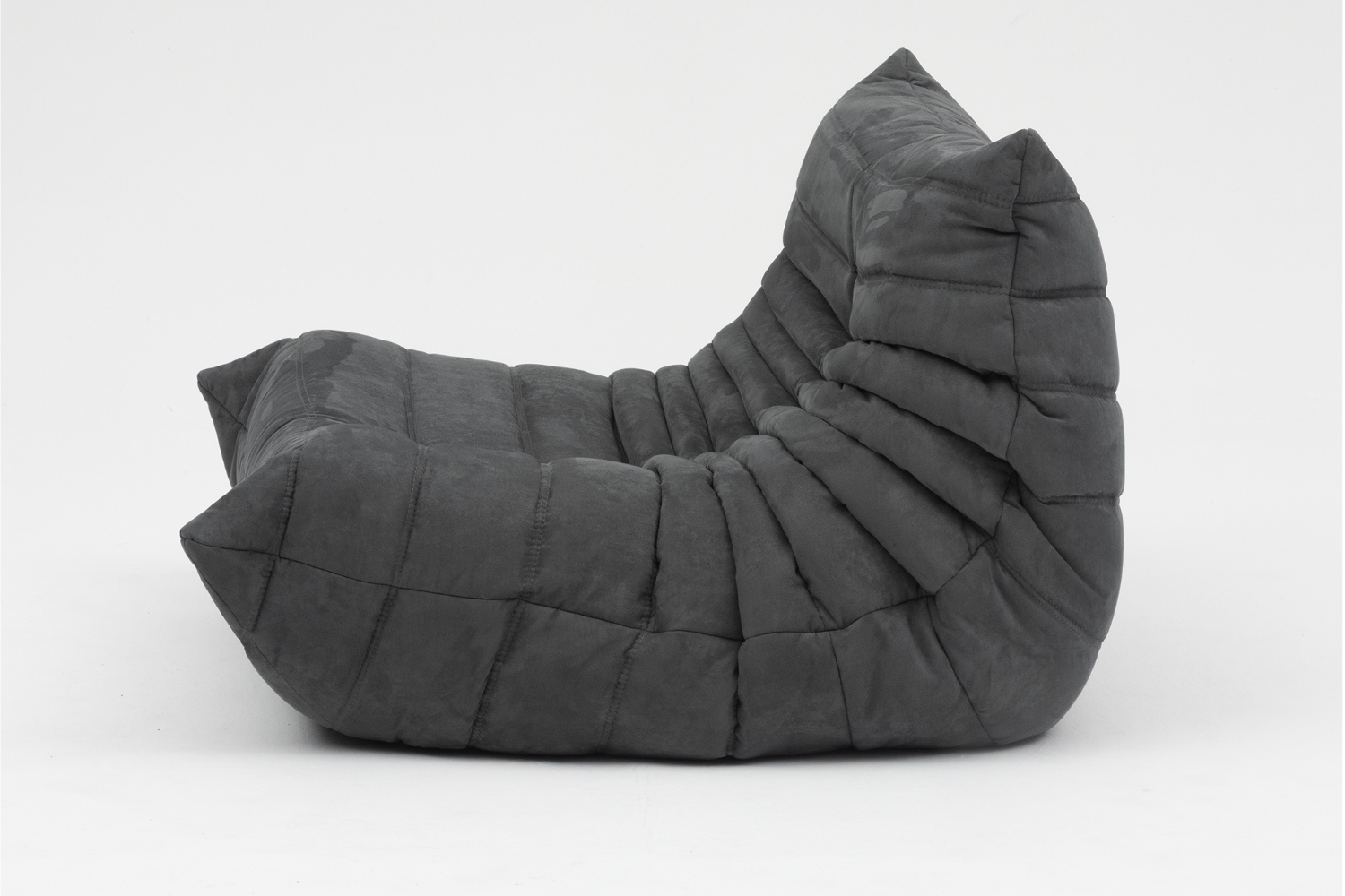 Set_of_Togo_Lounge_Chair_and_Pouf_by_Michel_Ducaroy_for_Ligne_Roset,_Grey_Corduroy,_France,_1978