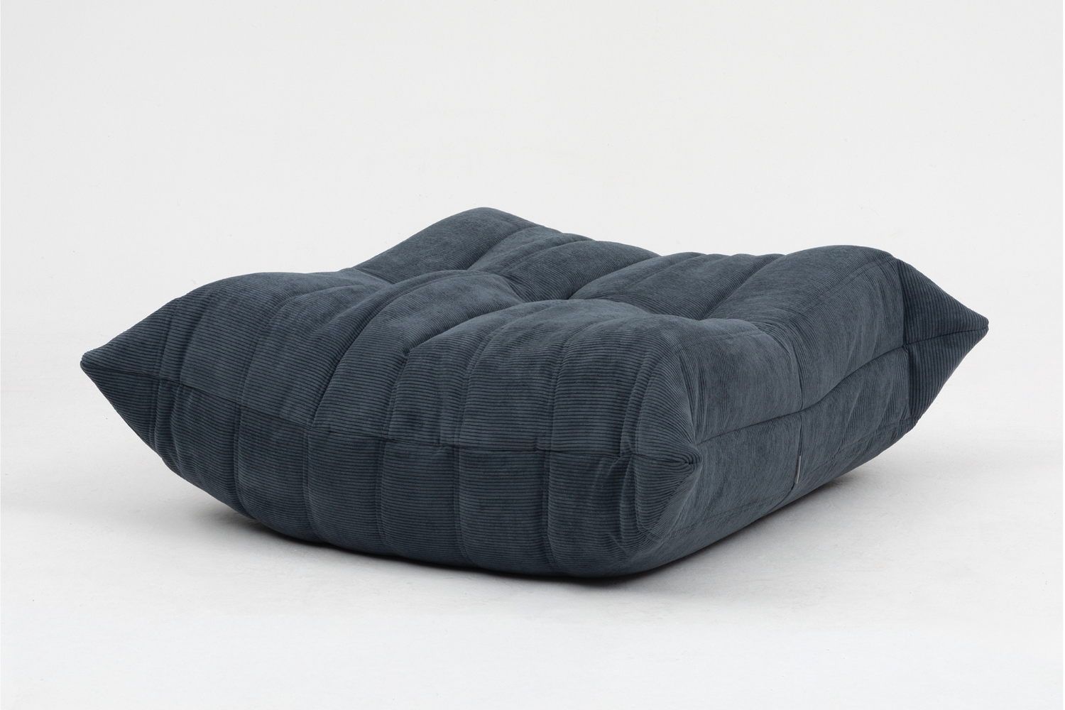 Set_of_Togo_Lounge_Chair_and_Pouf_by_Michel_Ducaroy_for_Ligne_Roset,_Grey_Corduroy,_France,_1981