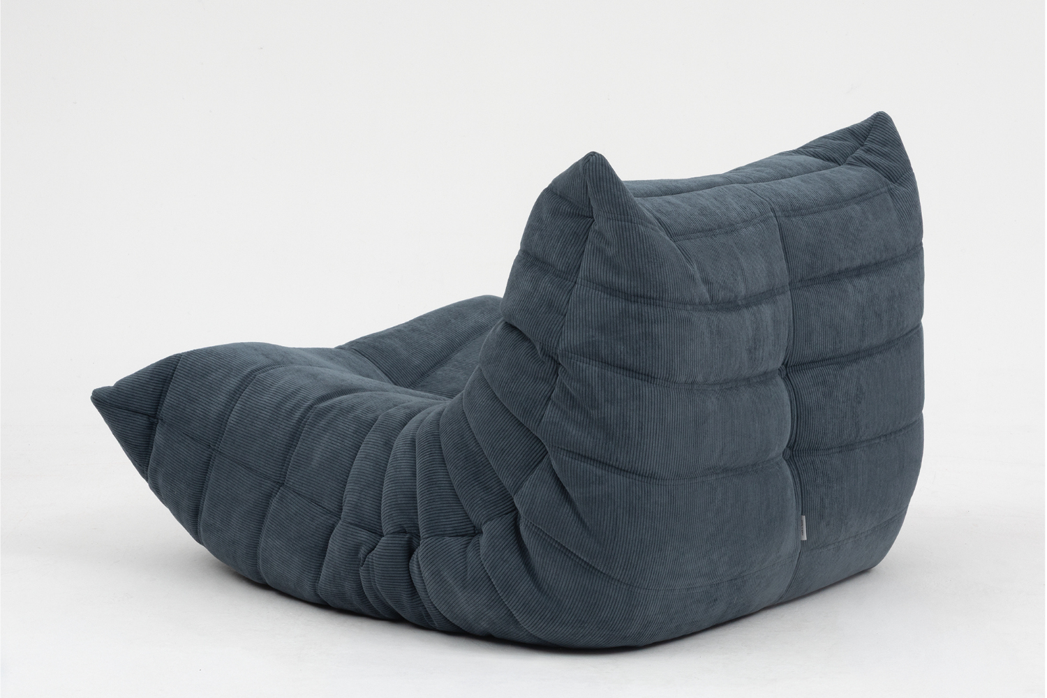 Set_of_Togo_Lounge_Chair_and_Pouf_by_Michel_Ducaroy_for_Ligne_Roset,_Grey_Corduroy,_France,_1981