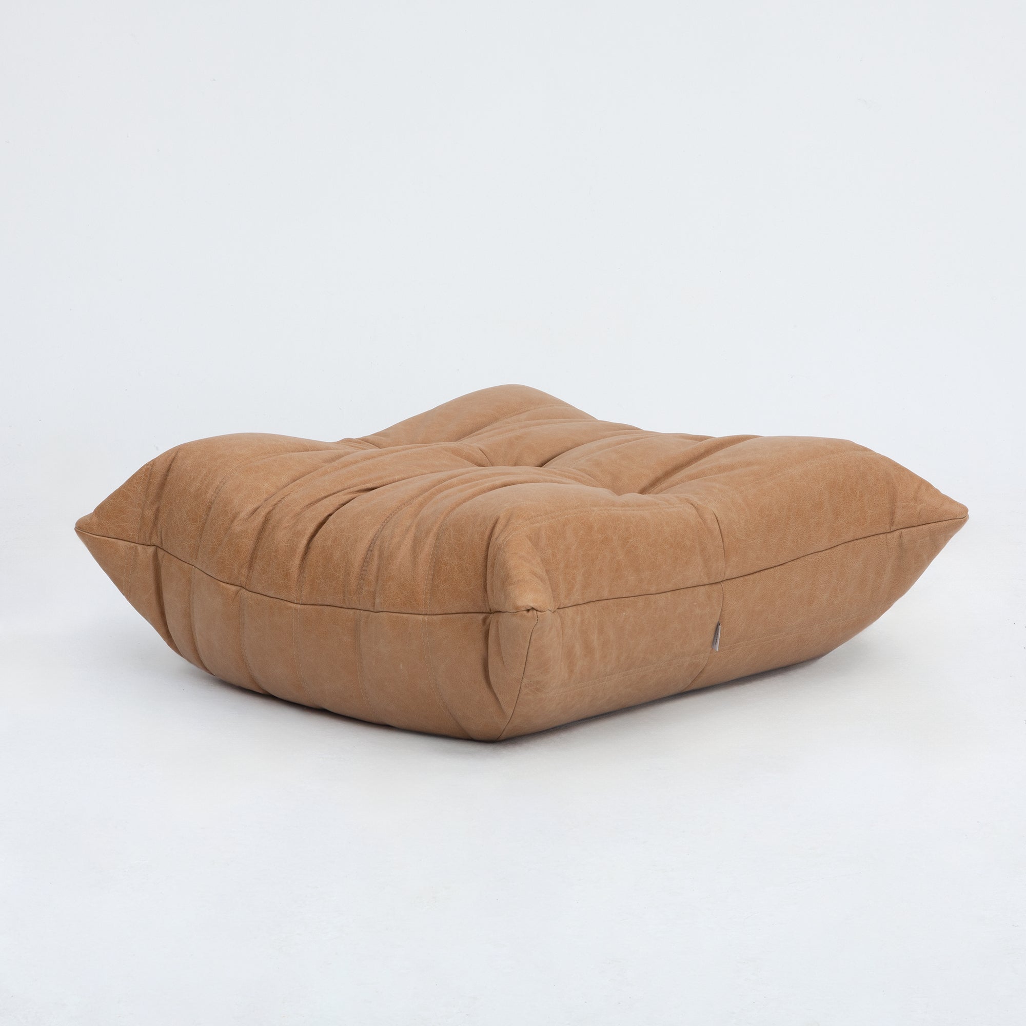 Set_of_Togo_Lounge_Chair_and_Pouf_by_Michel_Ducaroy_for_Ligne_Roset,_Grey_Corduroy,_France,_1982