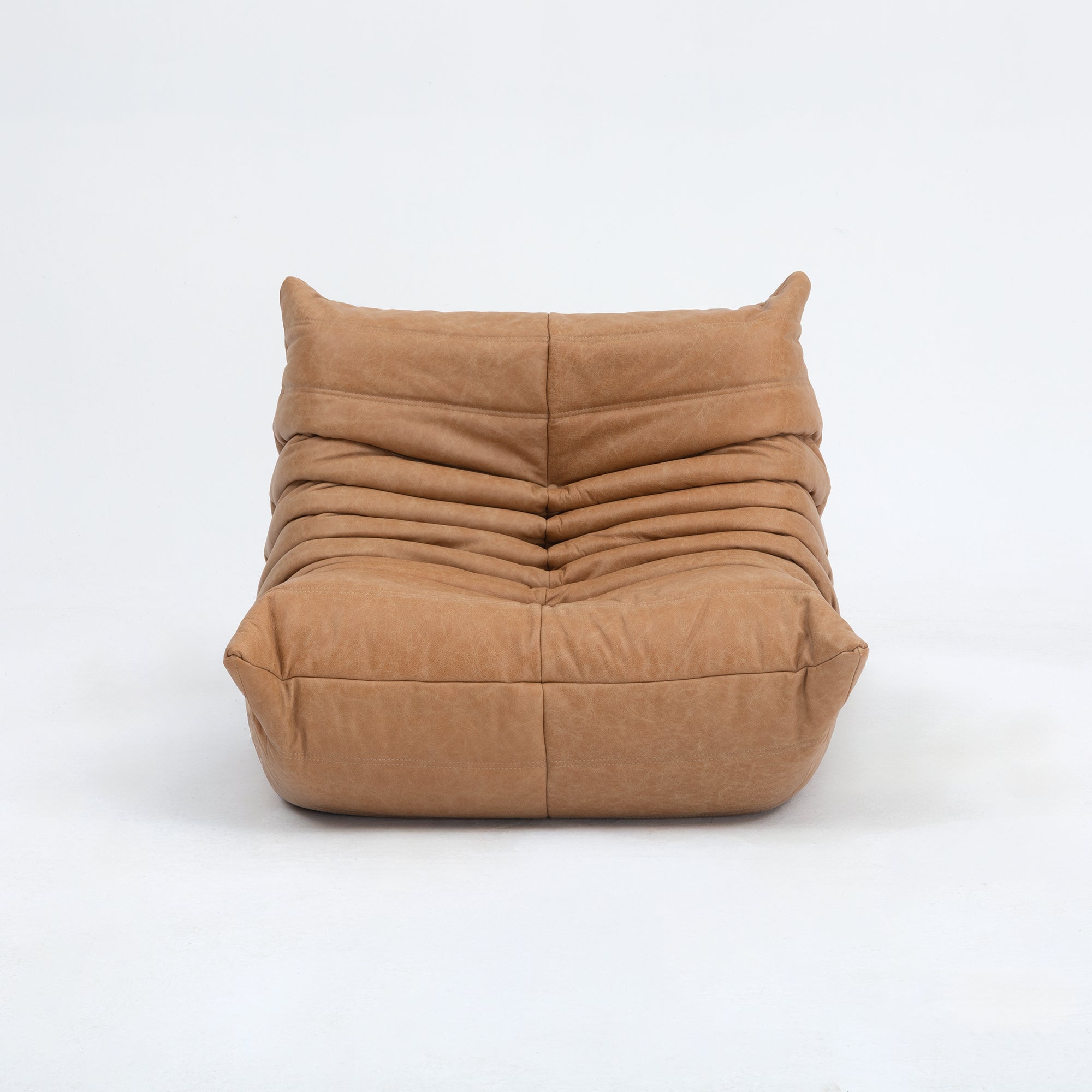 Set_of_Togo_Lounge_Chair_and_Pouf_by_Michel_Ducaroy_for_Ligne_Roset,_Grey_Corduroy,_France,_1982