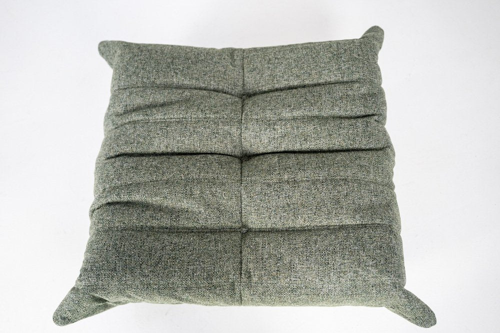 Set_of_Togo_Lounge_Chair_and_Pouf_by_Michel_Ducaroy_for_Ligne_Roset,_Grey_Tweed_Fabric,_France,_1973
