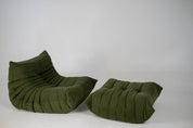 Set_of_Togo_Lounge_Chair_and_Pouf_by_Michel_Ducaroy_for_Ligne_Roset,_Khaki_Corduroy,_France,_1974