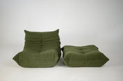 Set_of_Togo_Lounge_Chair_and_Pouf_by_Michel_Ducaroy_for_Ligne_Roset,_Khaki_Corduroy,_France,_1974