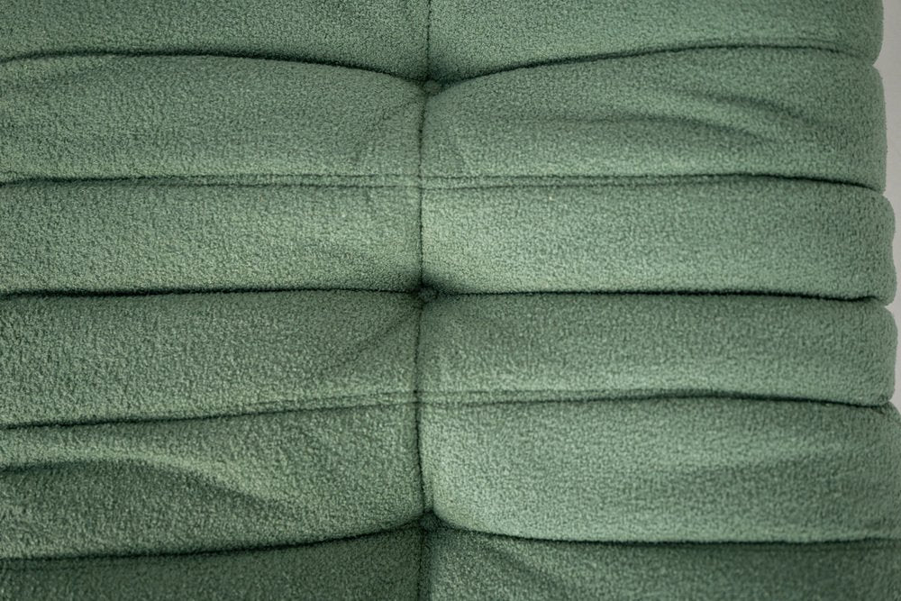 Set_of_Togo_Lounge_Chair_and_Pouf_by_Michel_Ducaroy_for_Ligne_Roset,_Mint_Bouclet_Fabric,_France,_1979