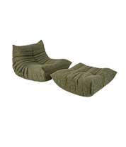 Set_of_Togo_Lounge_Chair_and_Pouf_by_Michel_Ducaroy_for_Ligne_Roset,_Mocha_Loop_Fabric,_France,_1974