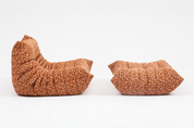 Set_of_Togo_Lounge_Chair_and_Pouf_by_Michel_Ducaroy_for_Ligne_Roset,_Orange_pattern,_France,_1976
