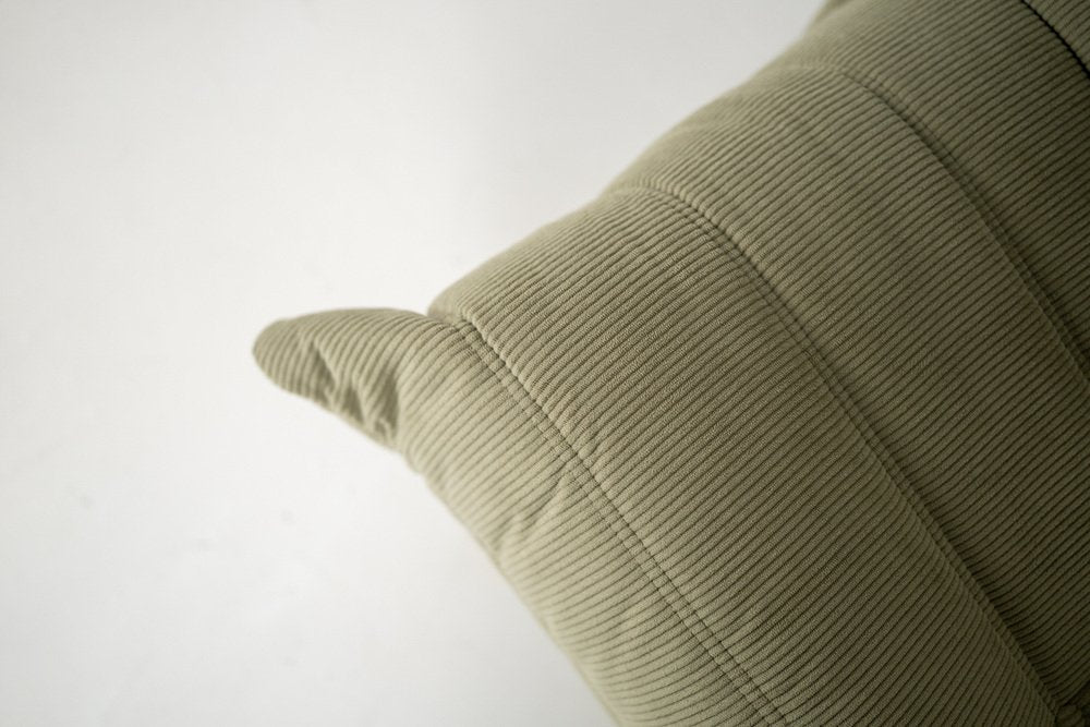Set_of_Togo_Lounge_Chair_and_Pouf_by_Michel_Ducaroy_for_Ligne_Roset,_Sand_Corduroy,_France,_1982