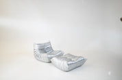 Set_of_Togo_Lounge_Chair_and_Pouf_by_Michel_Ducaroy_for_Ligne_Roset,_Silver_Skai,_France,_1973