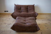 Set_of_Togo_Sofa_and_Pouf_by_Michel_Ducaroy_for_Ligne_Roset,_Dark_Brown_Leather,_France,_1975