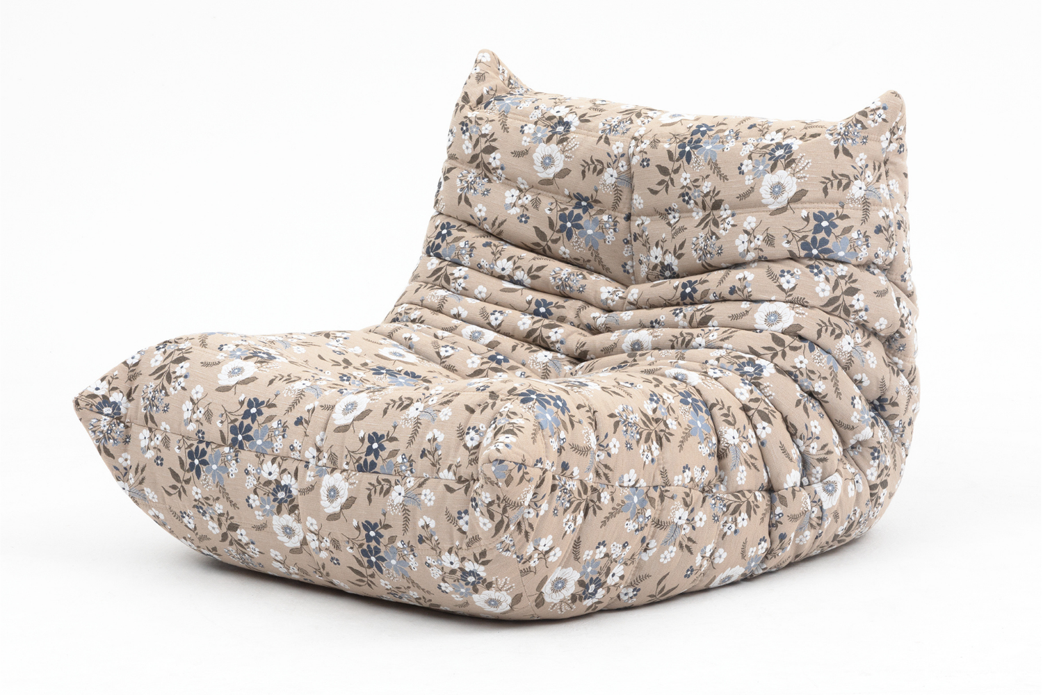 Set_of_Togo_Sofas_and_Pouf_by_Michel_Ducaroy_for_Ligne_Roset,_Flower_pattern,_France,_1979
