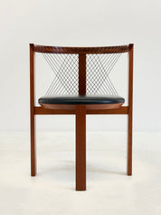Set_of_4_Tranekær_String_chairs_by_Niels_Jørgen_Haugesen