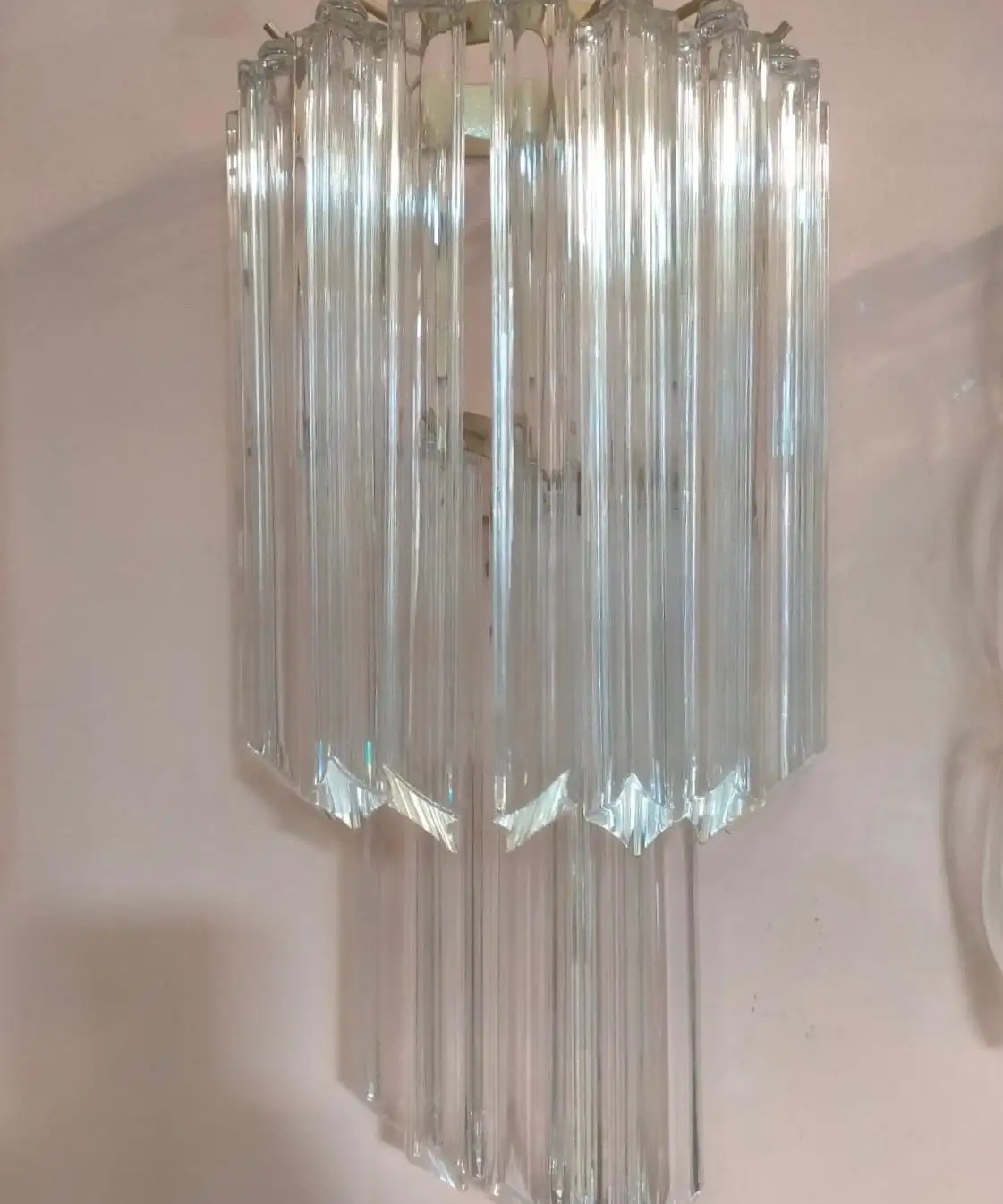 Set_of_2_1970s_Venini_Style_Mid-century_Modern_Clear_Murano_Glass_Wall_Sconces