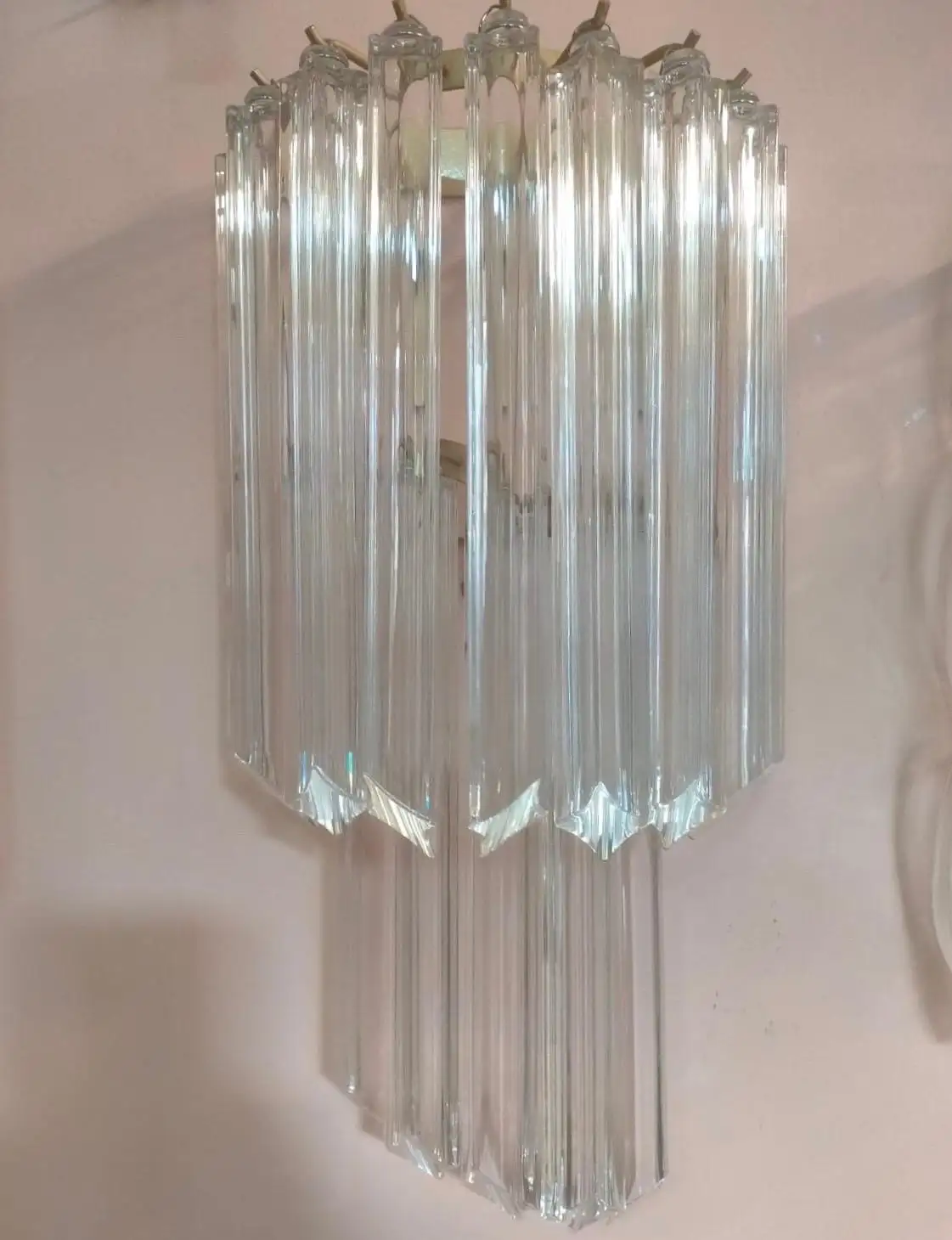 Set_of_2_1970s_Venini_Style_Mid-century_Modern_Clear_Murano_Glass_Wall_Sconces