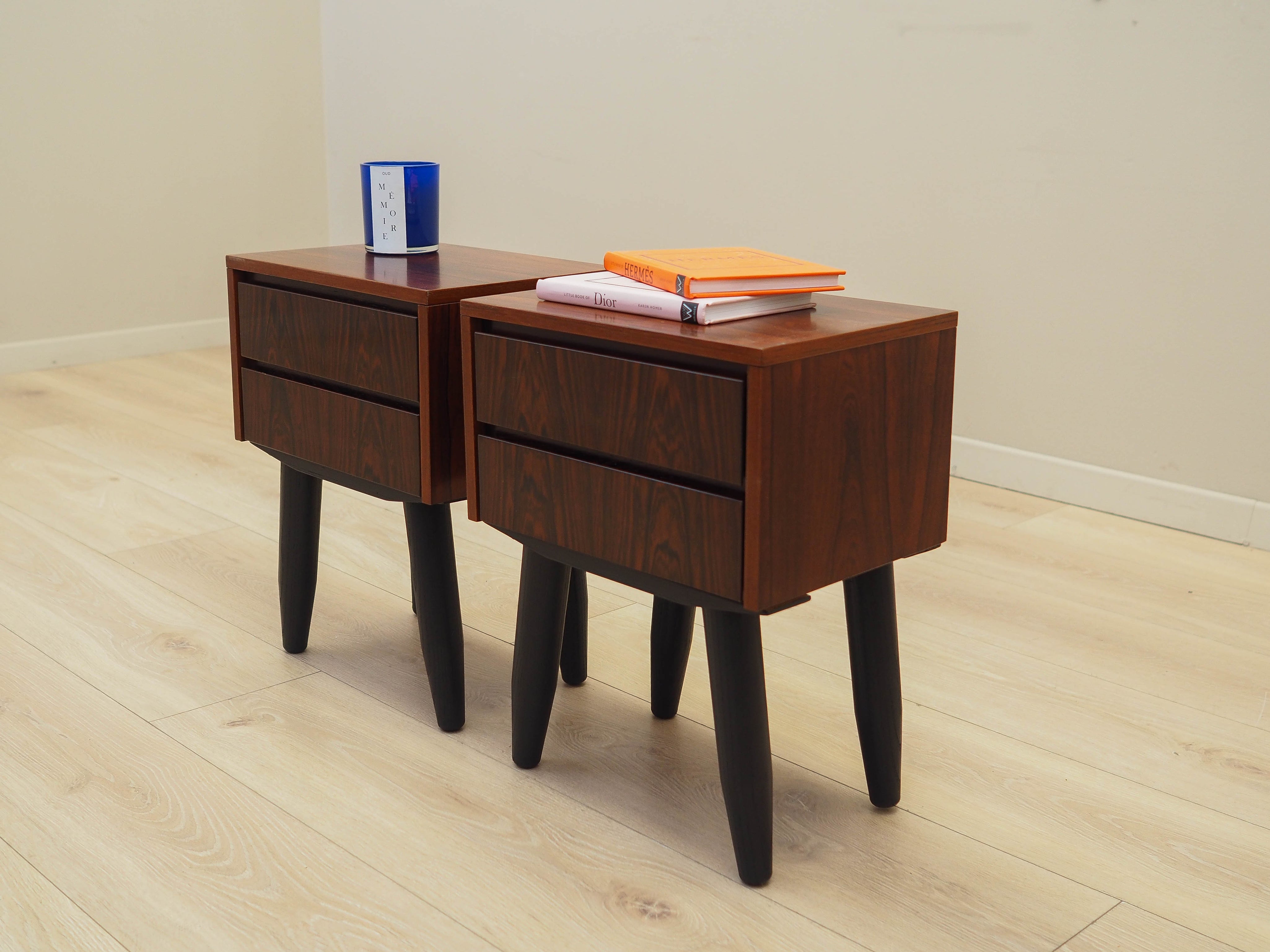 Set_of_2_Bedside_Cabinets,_Rosewood,_1970s,_Denmark