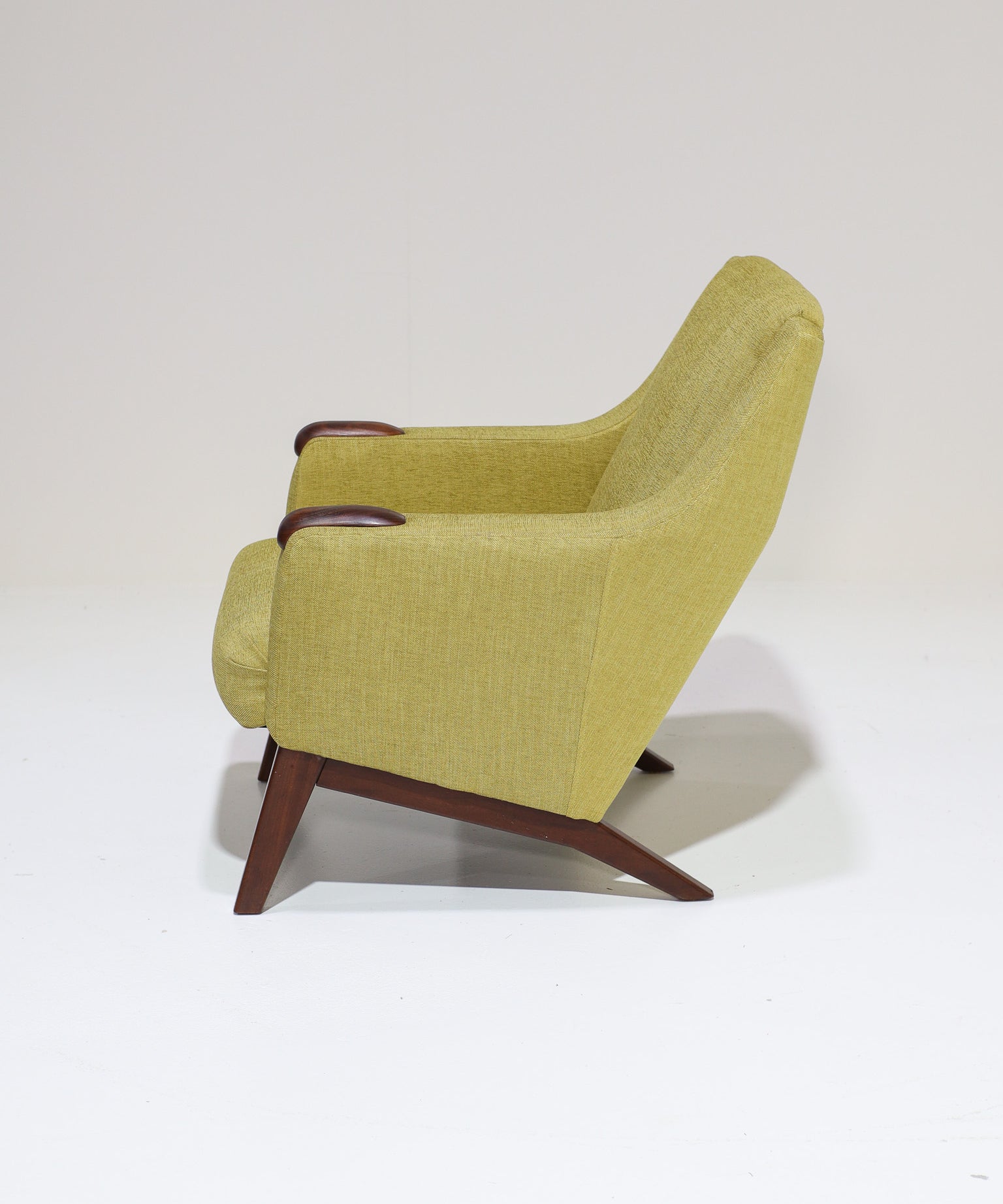 Set_of_two_Danish_vintage_armchairs_teak_wood_yellow_fabric