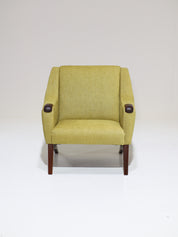 Set_of_two_Danish_vintage_armchairs_teak_wood_yellow_fabric
