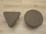 Set_of_2_Footstools,_Beech_Wood,_Brown_Fabric,_1990s_Denmark