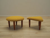Set_of_2_Footstools,_Beech_Wood,_Mustard_Fabric,_1990s_Denmark
