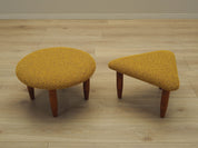 Set_of_2_Footstools,_Beech_Wood,_Mustard_Fabric,_1990s_Denmark