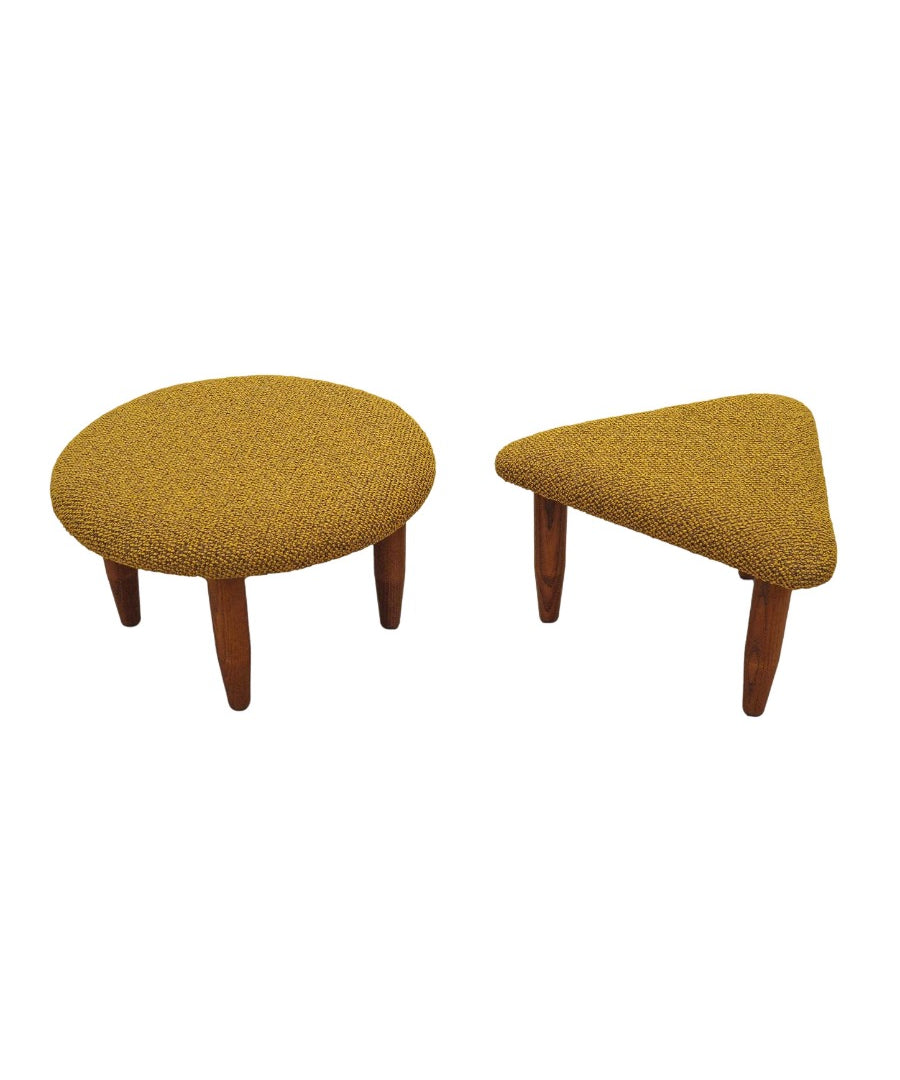 Set_of_2_Footstools,_Beech_Wood,_Mustard_Fabric,_1990s_Denmark
