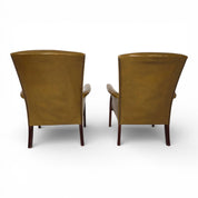 Set_of_2_moss_green_Froxfield_leather_armchairs_by_Parker_Knoll,_1960