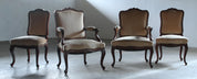 Set_of_4_Antique_Danish_Rococo_Revival_Lounge_Chairs_with_Carved_Wooden_Frames_and_Velvet_Upholstery,_19th_Century