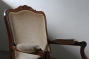 Set_of_4_Antique_Danish_Rococo_Revival_Lounge_Chairs_with_Carved_Wooden_Frames_and_Velvet_Upholstery,_19th_Century