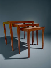 Severin_Hansen_Teak_Nesting_Tables_for_Haslev_Mobelfabrik,_Demark_1960's