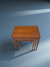 Severin_Hansen_Teak_Nesting_Tables_for_Haslev_Mobelfabrik,_Demark_1960's