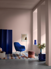 1980s_Shell_Armchair_in_Royal_Blue_Velvet_with_Chrome_Base