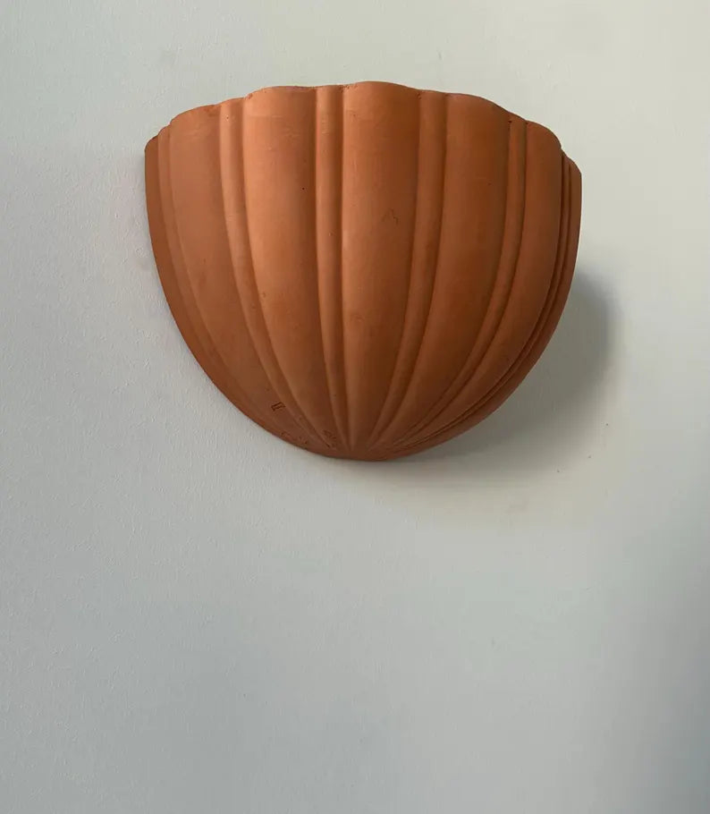 Shell_Wall_Sconce_in_Terracotta,_France_1960s–1970s