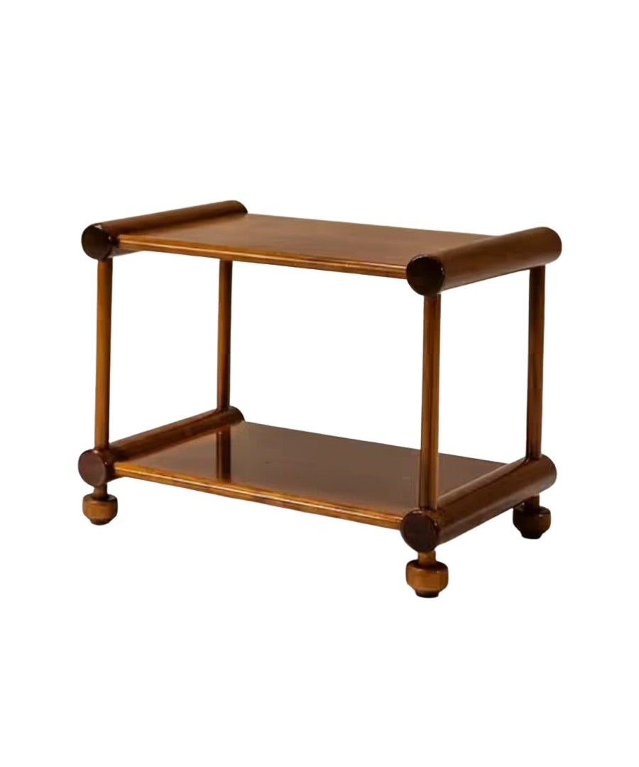 Walnut_Wall_Shelf_and_Side_Table,_1960s,_Italy