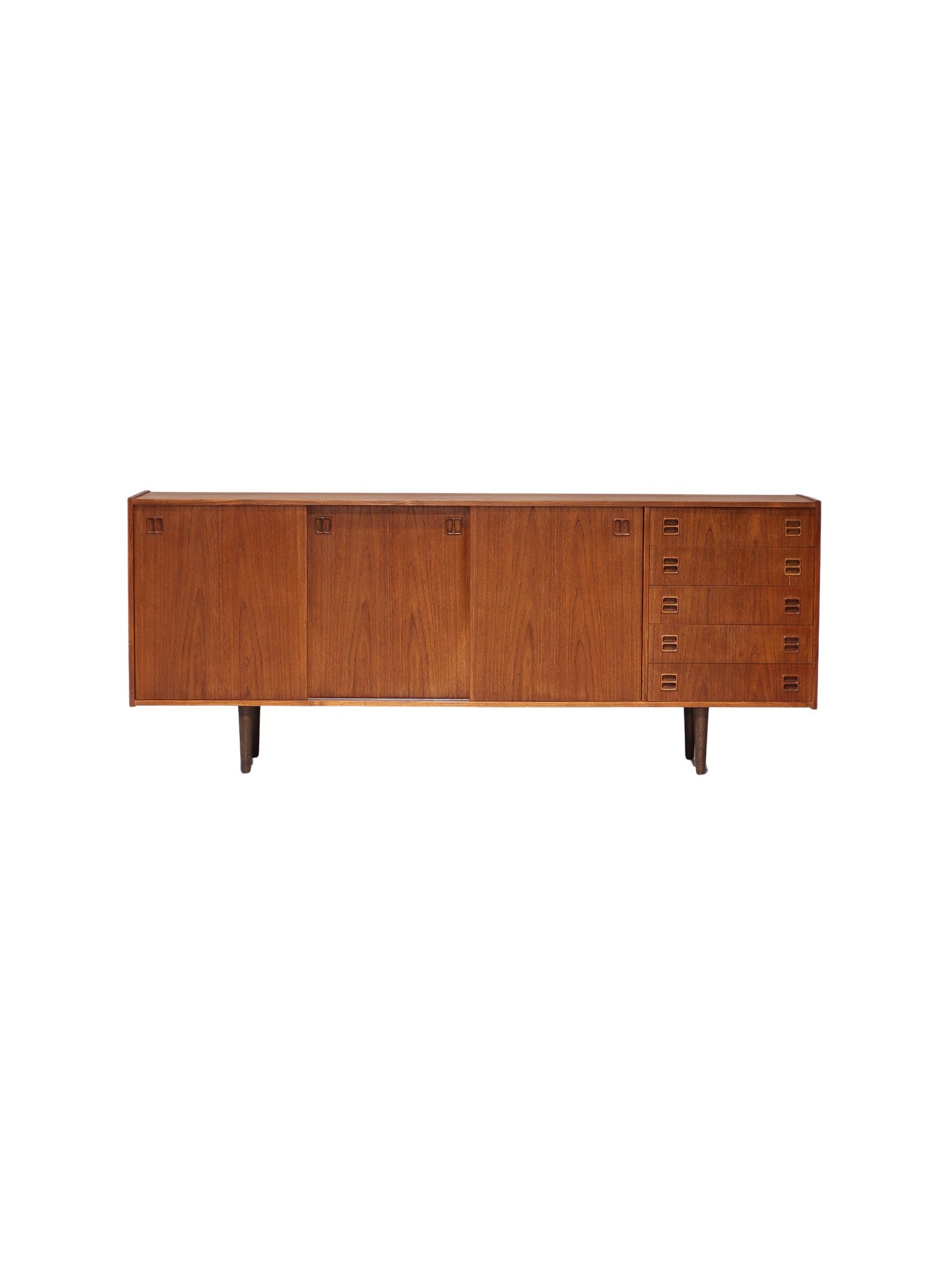 Sideboard_Danish_vintage_teak_TV_cabinet_1960s