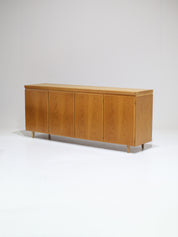 Skovby_Oak_Sideboard_with_Sliding_Doors,_Denmark_1960s