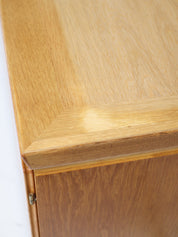 Skovby_Oak_Sideboard_with_Sliding_Doors,_Denmark_1960s