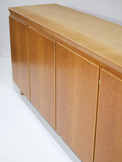 Skovby_Oak_Sideboard_with_Sliding_Doors,_Denmark_1960s