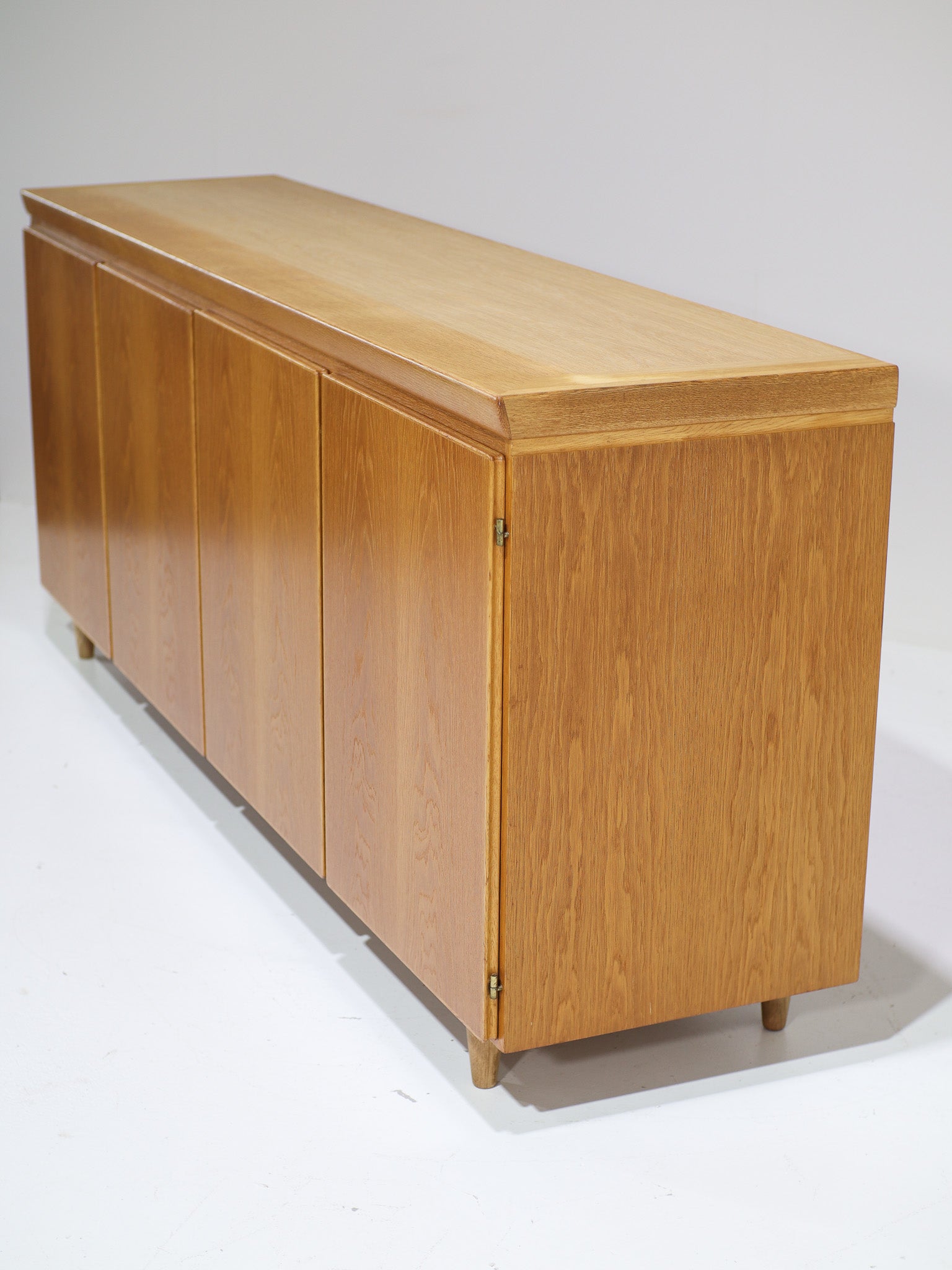 Skovby_Oak_Sideboard_with_Sliding_Doors,_Denmark_1960s