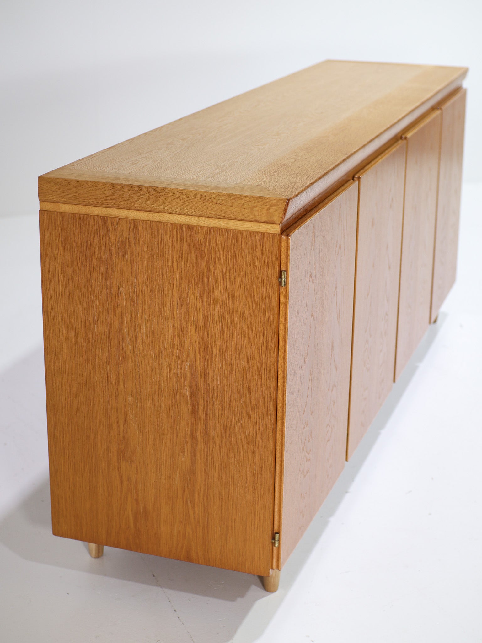 Skovby_Oak_Sideboard_with_Sliding_Doors,_Denmark_1960s