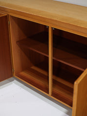 Skovby_Oak_Sideboard_with_Sliding_Doors,_Denmark_1960s