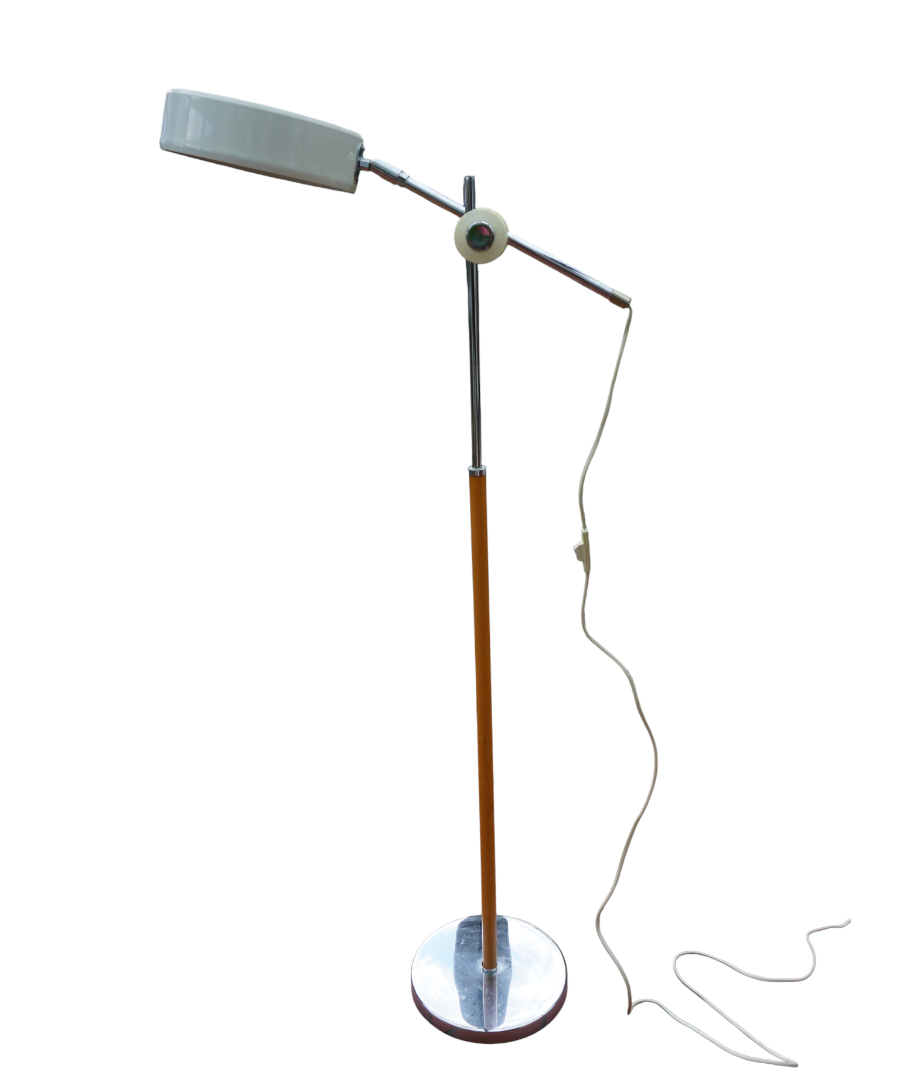 Simris_Olympia_Model_591_Floor_Lamp_by_Anders_Pehrson_for_Ateljé_Lyktan,_Swedish_Mid_Century_Modern,_1964