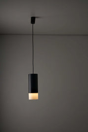 Sleek_Opaline_Glass_&_Metal_Pendant,_Cosack,_1960,_Germany