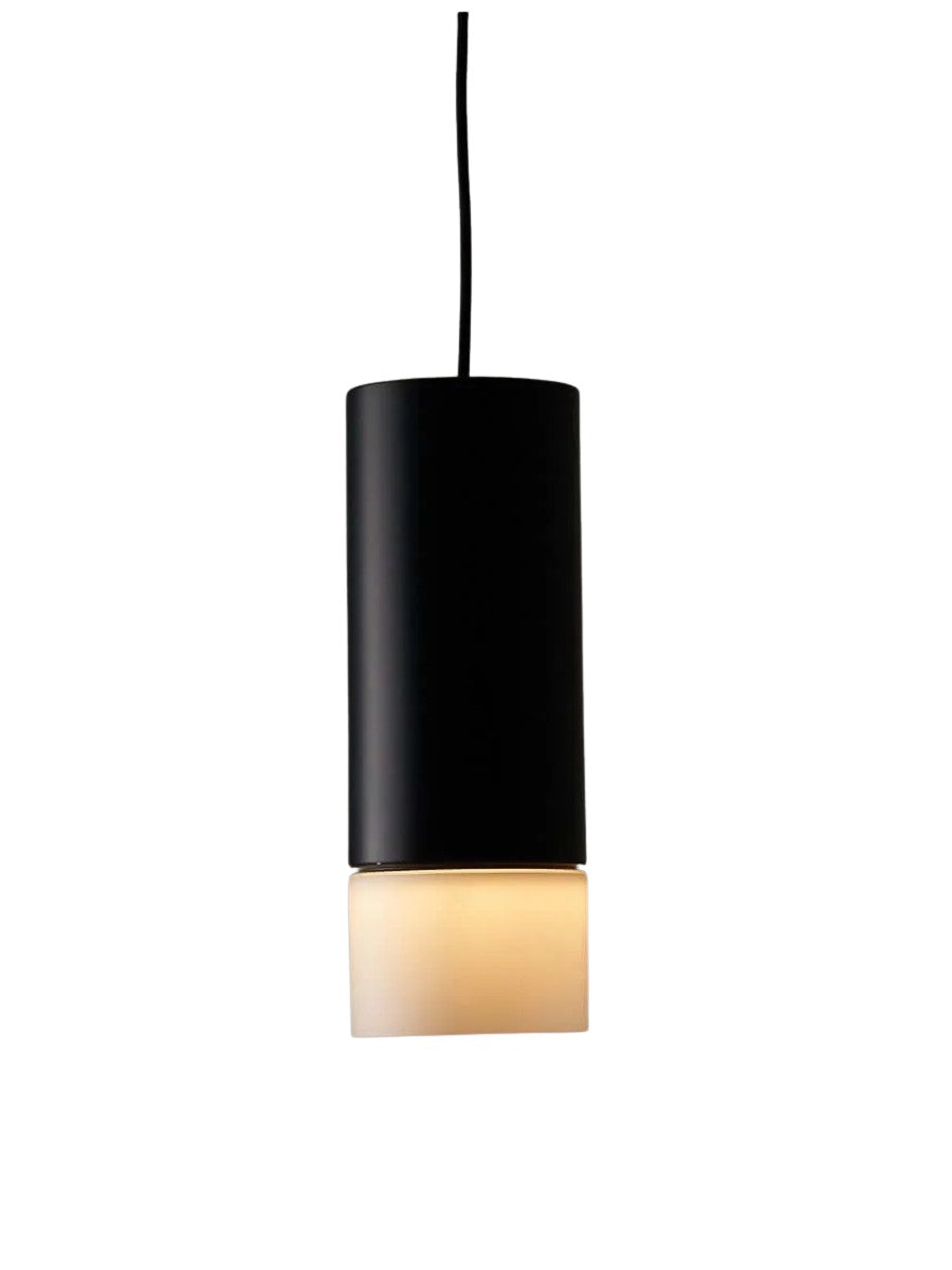 Sleek_Opaline_Glass_&_Metal_Pendant,_Cosack,_1960,_Germany