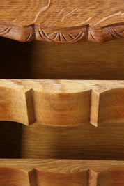 Small_Danish_Oak_Chest_of_Drawers_with_Brass_Handles,_Denmark,_1960s