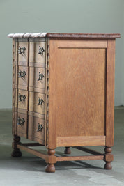 Small_Danish_Oak_Chest_of_Drawers_with_Brass_Handles,_Denmark,_1960s